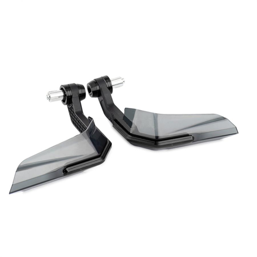 Paar ABS Motorrad Handprotektoren Motor Aluminium Winddicht Sanddicht 22mm