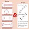 Stretch Strap 8 Shaped Resistance Tension Rope Antiskid 8-character Puller  Exercise Gym Equipment