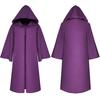 Medieval Wizard Hooded Cloak: Five Colors, Long Sleeve Cape, Halloween Grim Reaper Costume