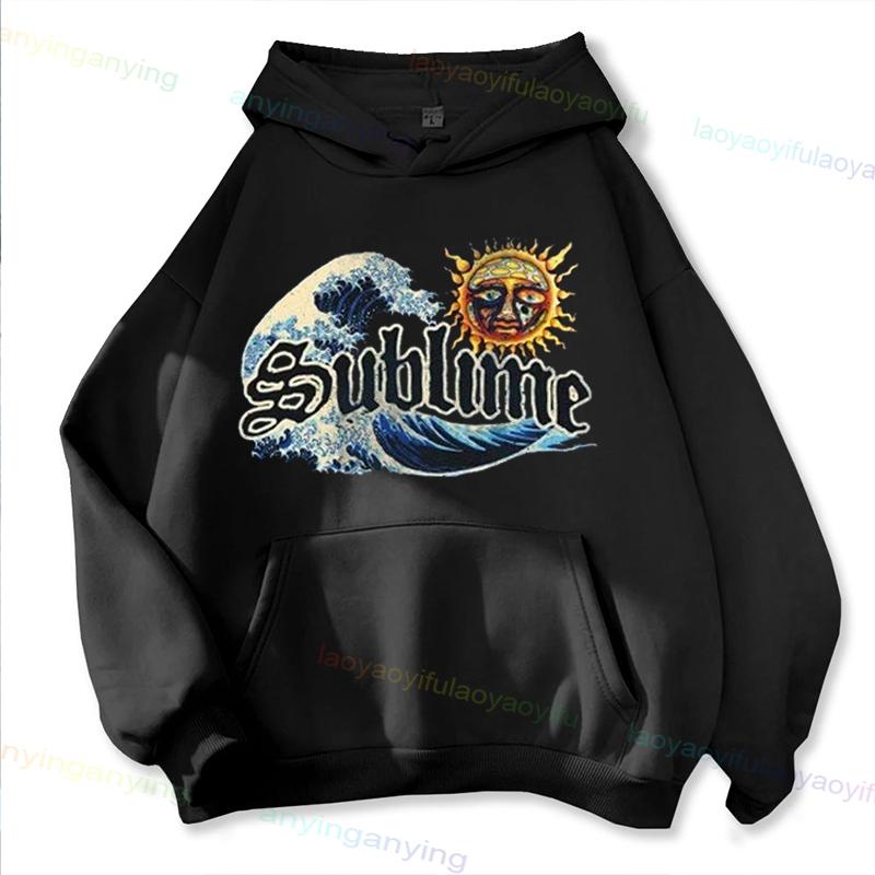 

Y2k -Sublime-hoodie Rock Band Casual Wear Hip Hop Streetwear Hoodies Graphic Printed Top Harajuku Tees for Men Women Fans Gift XL