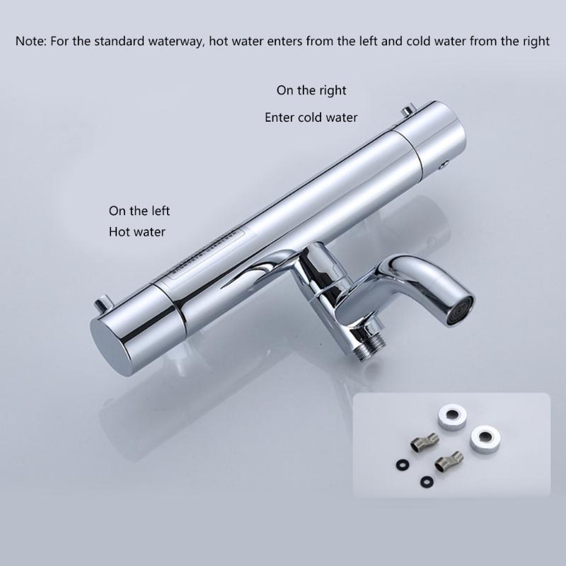 Showering Faucet Temperature Control Valves Constant Temperature Hot Cold Water Mixer Valves Bathroom Accessories