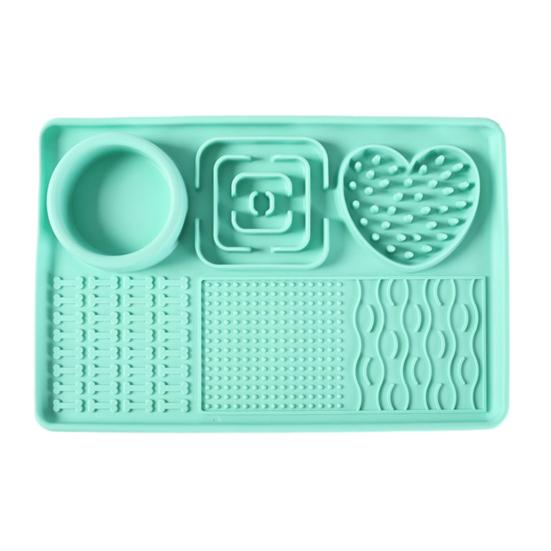 Cat Lick Mat Dogs Fun Cups Non-Slip Dog Slow Feeder with Suction Enrichment Treat Mat