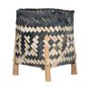 Handwoven Basket Northern Europe Style Bamboo Weaving Plant Basket for Home Decoration