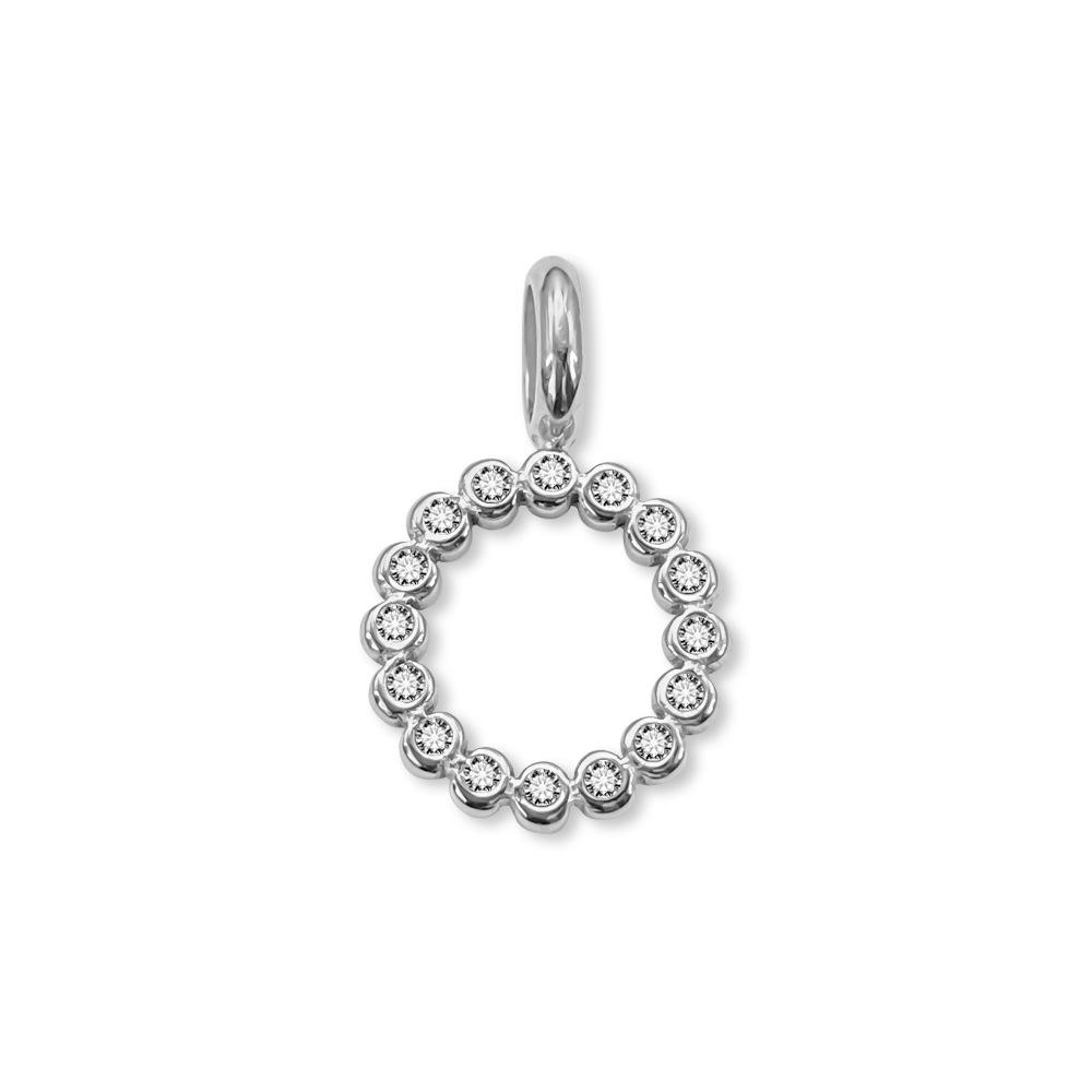 Chihang Fashion English Letter Zirconia Pendant Necklace - DIY 26 Letter Accessories