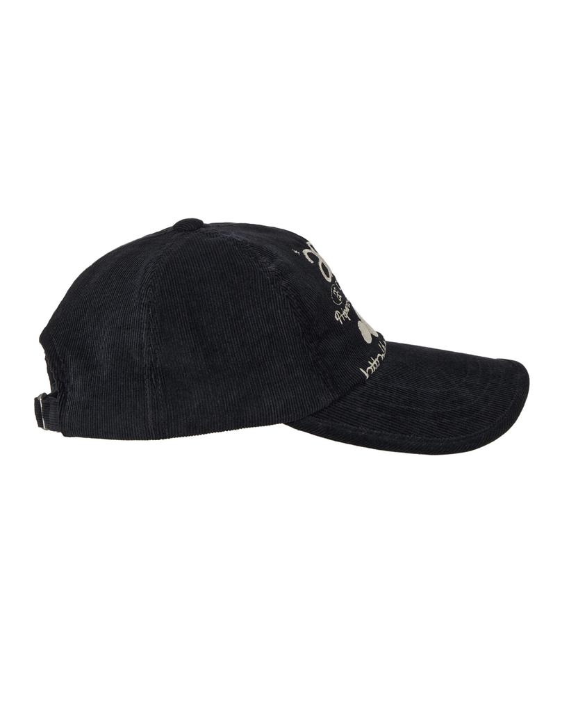 Eiieii Web Logo Corduroy Cap [Dark Navy]