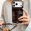 Retro Amber Leopard Print Case for iPhone 17 Pro Max, 16, 15, 14