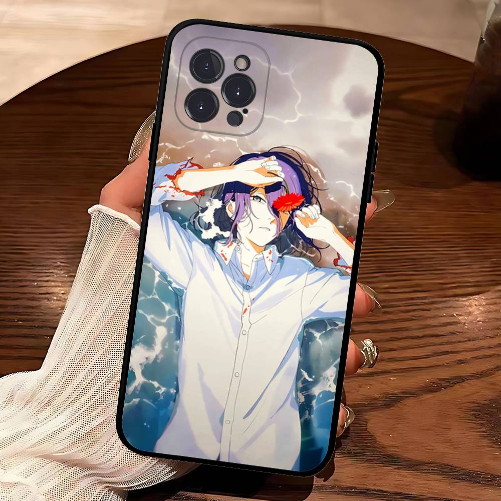 Action Anime Chainsaw Man Reze Arc Phone Case For Iphone 17 Air 16 15 14 13 12 11 Pro Max 16 15 14 Plus TPU Soft Case