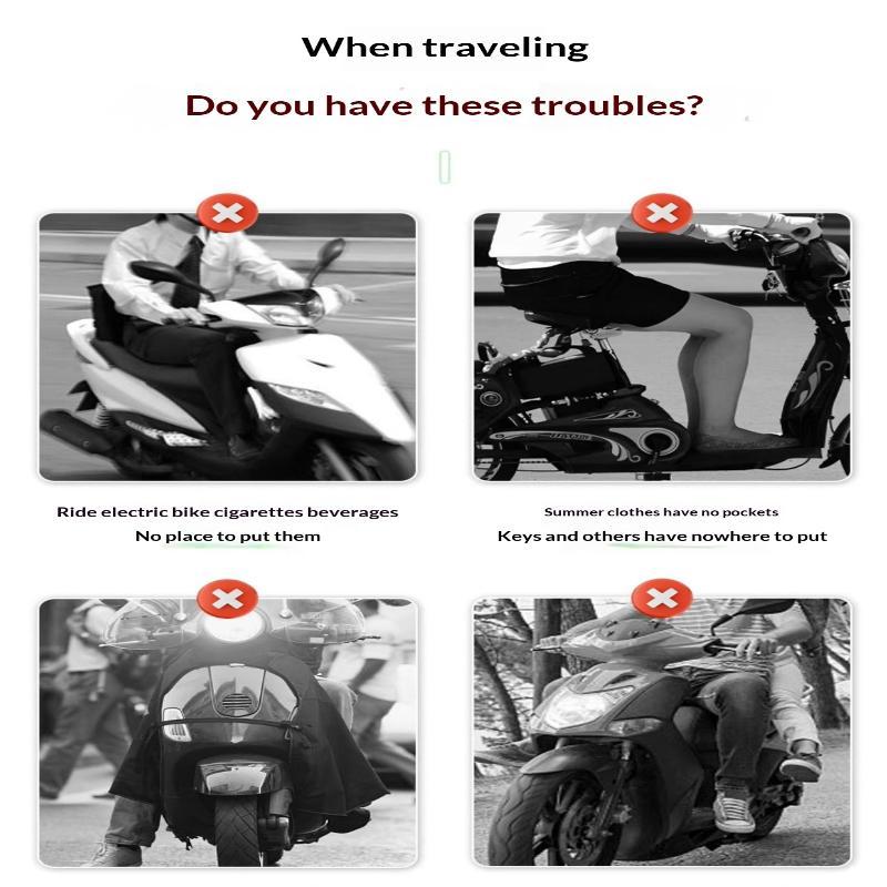Waterproof Electric Bike Rear Storage Bag Large Capacity Perfect For Helmet Commuting Cycling Trips