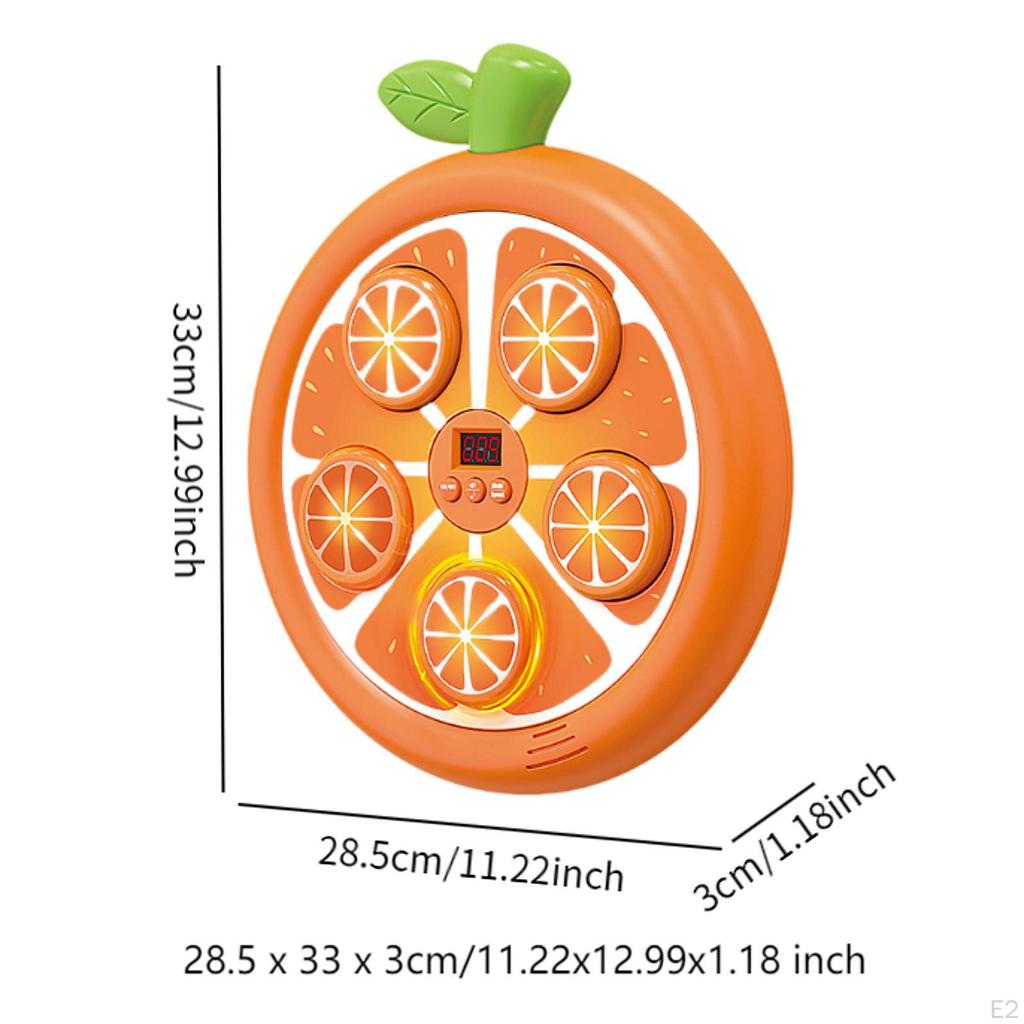 Music Boxing Machine Trainer for Boys Wall Mounted Electronic Target Sandbag