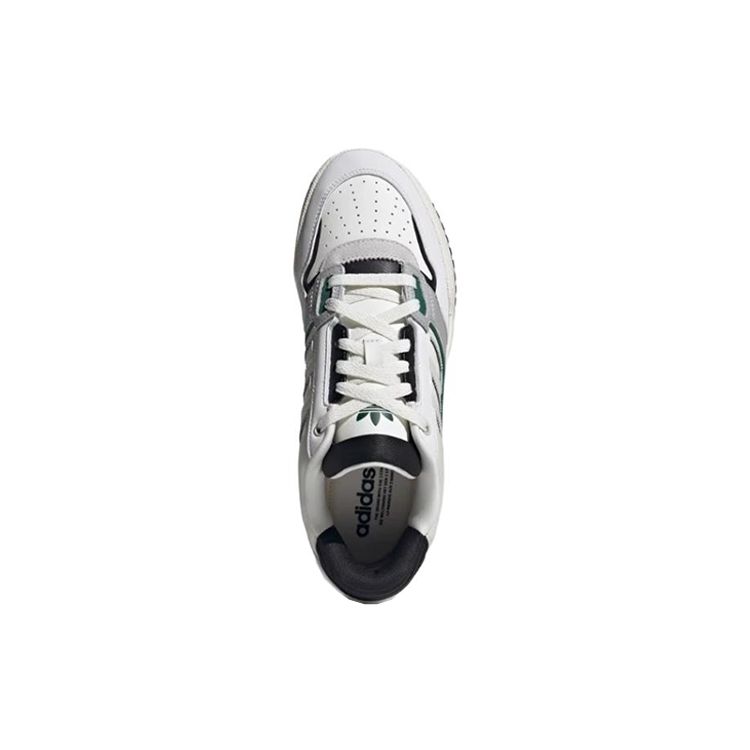 Adidas Originals Drop Step 2.0 Low Leder Schnürschuhe Rutschfest Langlebig Low-Top Skateschuhe Unisex Sneaker Weiß Grau Schwarz IG4332
