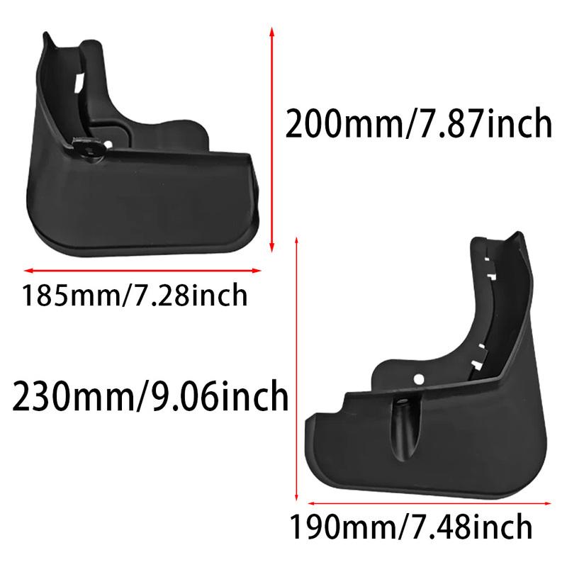 Car Mudflaps Fender Splash Guards for BYD Atto 3 Yuan Plus EV –2024