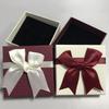 Packaging Box 9*8.5*5.5Cm Bow Bow Packaging Box Paper Watch, Earrings Box For Special Occasions Gift-Giving Jewelry Display
