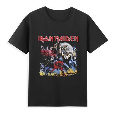 2026 Ανδρικό Σιδερένιο T-shirt Casual Powerslave Κεφάλι T-shirt Γραφικό Oversized Αθλητικά Τοπ Maiden Άνετο Streetwear Βαμβακερό T-shirt