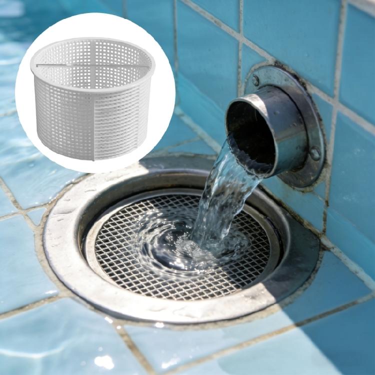 Pool Skimmer Basket For Swimming Pools Efficient Surfaces Debris Filtering with Plastic Construction Easy Installation