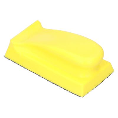 Hand Sanding Block Rectangular Self Adhesive Sandpaper Pad Woodworking Polishing Tool 135x70