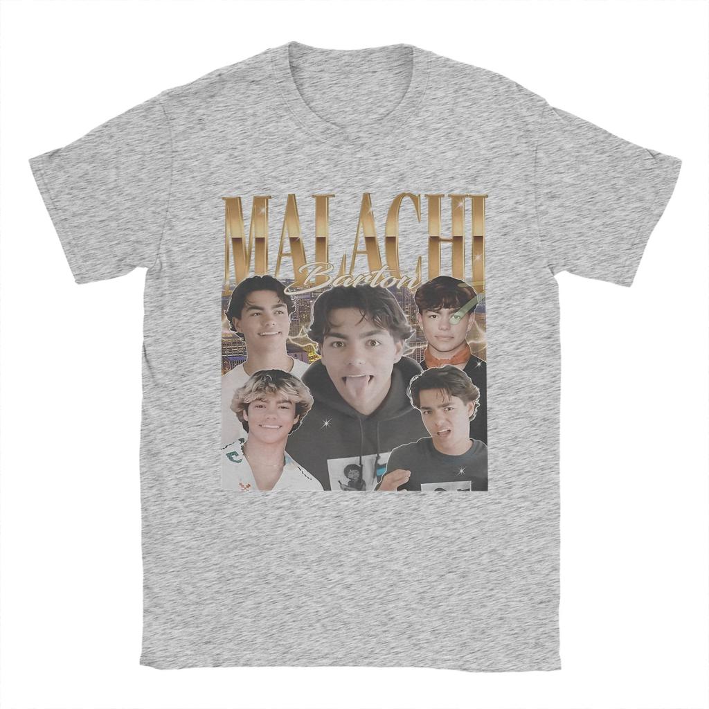 Malachi Barton Actor Poster T-Shirt Summer Vintage T Shirts Cotton Harajuku Tshirt For Men's Short Sleeves Casual Clothing