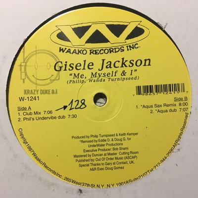 12inch Record GISELE JACKSON - Me, Myself & I W1241 Waako Records 1996 US Dance & Electronica Used