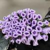 Creative 60cm Flower Bouquet Blanket Finished Product Crocheted Sunflower Blanket Lily of The Valley Bouquet Blankets Gifts