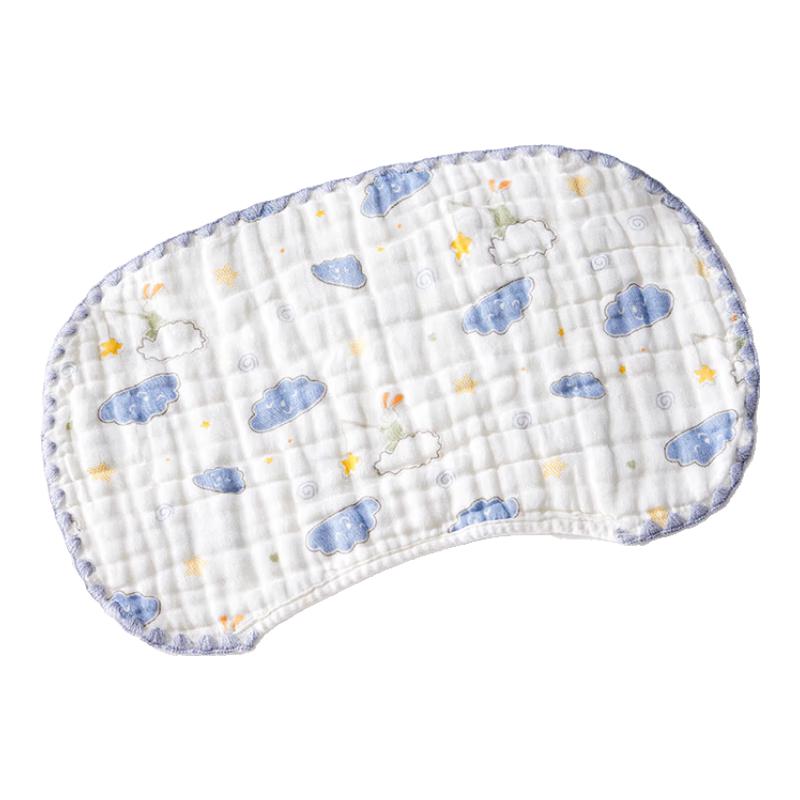 Shíyuè Jiéjīng 10-Layer Cotton Gauze Baby Flat Pillow (0-3 Months)