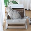 Semi-Automatic Extra-Large Anti-Splash Cat Litter Box for Dropshipping