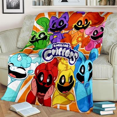 29 Styl Nová Roztomilá S-Usmívající se C-Příšerky Catnap Craftycorn Kreslená Deka, Měkká Přehozová Deka pro Domov Ložnici Postel Pohovku Děti