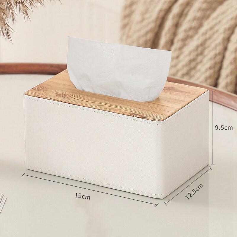 LIEI Leather Tissue Box