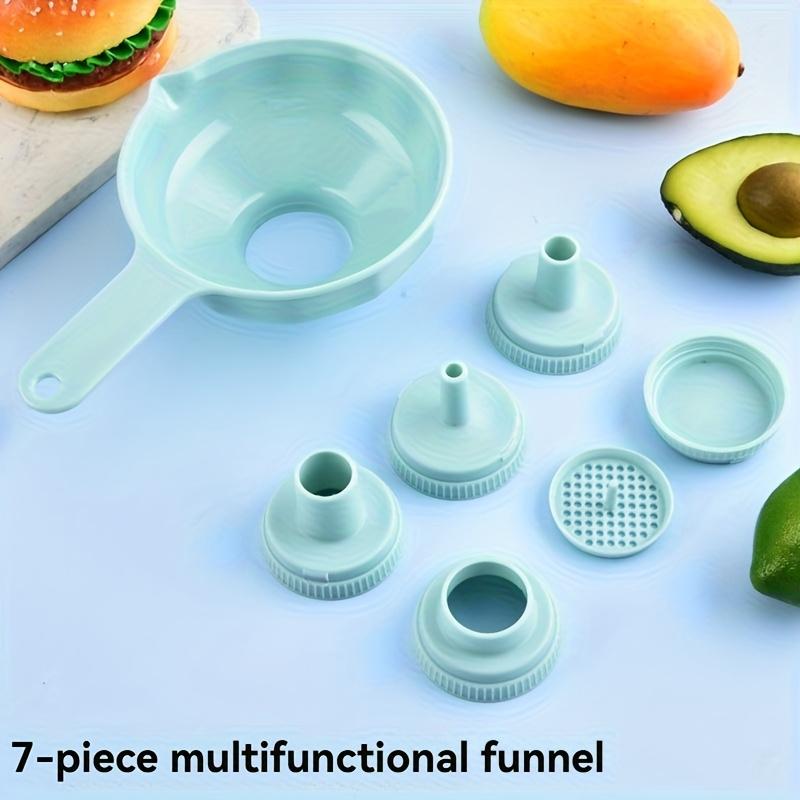 

Large Diameter Kitchen Funnel - Durable Plastic, Food-Safe, Ideal for Cooking, Camping, and Travel Essentials