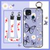 Ring Dirt-resistant Phone Case For ZTE Blade V2020 Vita/Blade20 Smart/10 Smart Back Cover Phone Holder Protective Flower