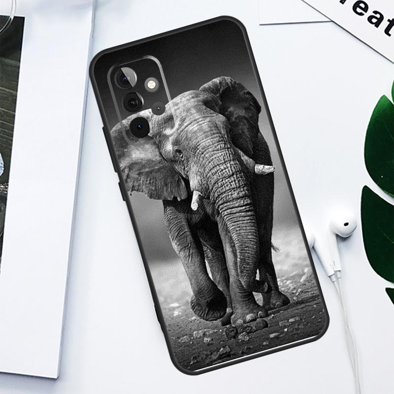 Elephant Animal For Samsung Galaxy A55 A54 A35 A15 A34 A14 A53 A33 A13 A05 A06 A16 A22 A32 A52 Phone Case