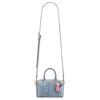 Coach Llavero con Logo Rowan 17 Firma Correa de Hombro Desmontable Ajustable Cierre de Cremallera Bolso Boston de Algodón Bolso Cruzado Mini CDY30-IMNIM