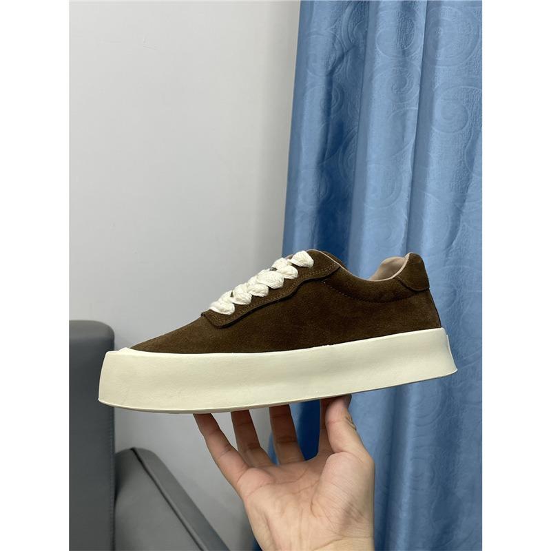 Shoes Men's Autumn New Leather Soft-soled Low-top Men's Shoes Sports and Leisure Board Shoes Men's Trendy Bc