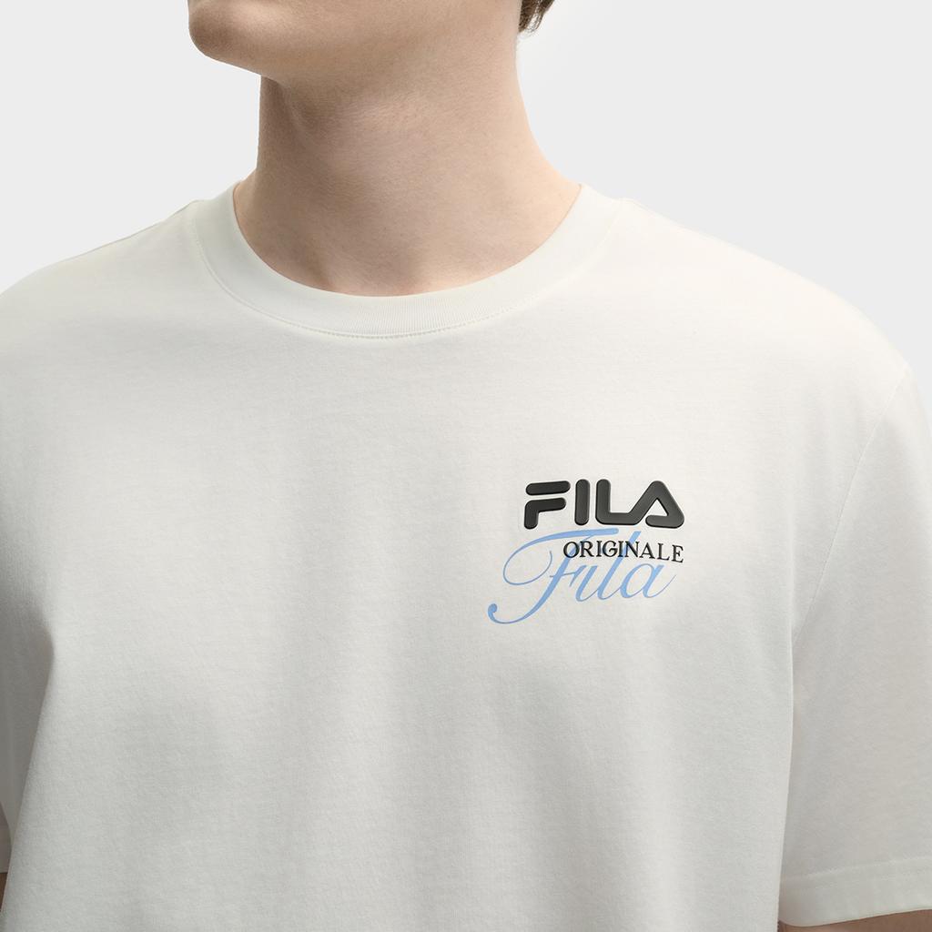 New FILA ORIGINALE T Shirt Men's Cloud White F11M529108F-WT