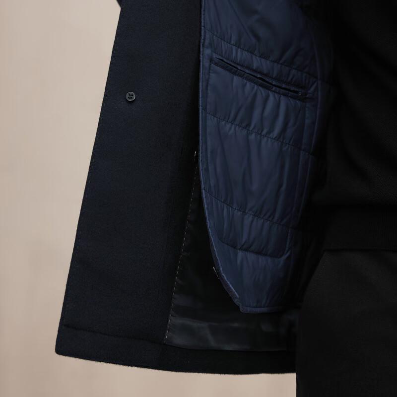 EMZ Pánská podzimní/zimní vlněná bunda s klopami 9E7600609