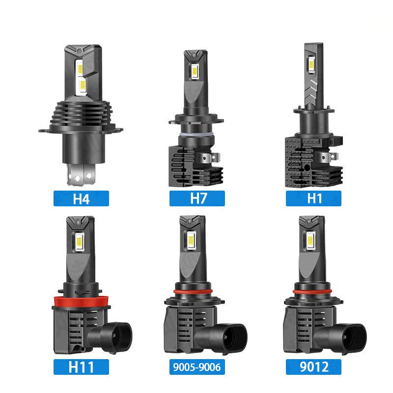 2Pcs Canbus H8 H11 LED Light Bulbs 2800LM High Power LED Car Headlight Lamp 9012 9006 H4 Hi Lo Beam CSP Chip