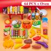 Mini Kitchen Pretend Playing Playthings Barbecue Kit Children's Cooking Simulation Food Multi-set Christmas Gift Idea For Children Toddlers Playthings