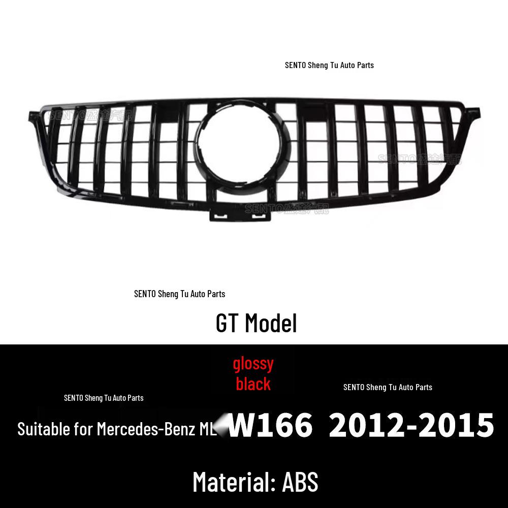 2013-2015 Mercedes-Benz ML W166 GT Style Front Grille Modification