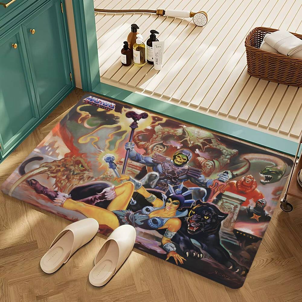 He Man Masters Of Universe Hallway Carpet Non-Slip Laundry Room Mat Laundry Decor Balcony Child Living Room Toilet Rug