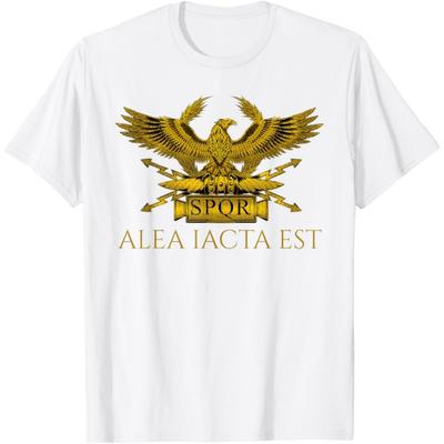 Julius Caesar Quote - Alea Iacta Est - SPQR - Roman History T-Shirt