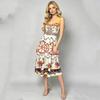 Senza maniche con spalline taglia forte Vintage floreale Nuovi Arrivi Vestiti Per Donne Casual Lunghi Estivi da Festa