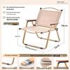 ZISIZ Folding Camping & Fishing Chair