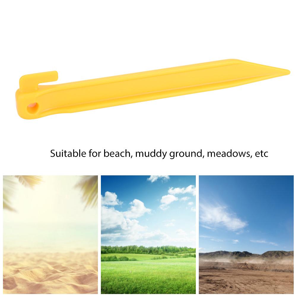 5Pcs Durable Nylon Camping Awning Canopy Tent Peg Stake Nail Accessory(S)