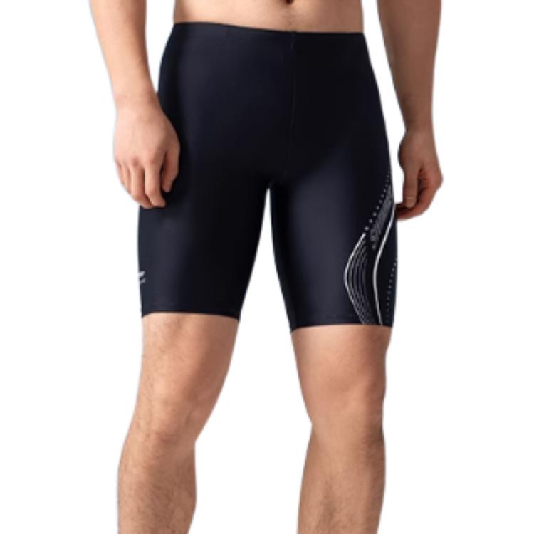 Li Ning Comfortable Casual Letter Stripe Printed Brand Logo Sports Shorts Men Shorts Black LSKV305-3