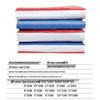Furong Heavy-Duty Striped 3-Color Waterproof Tarp