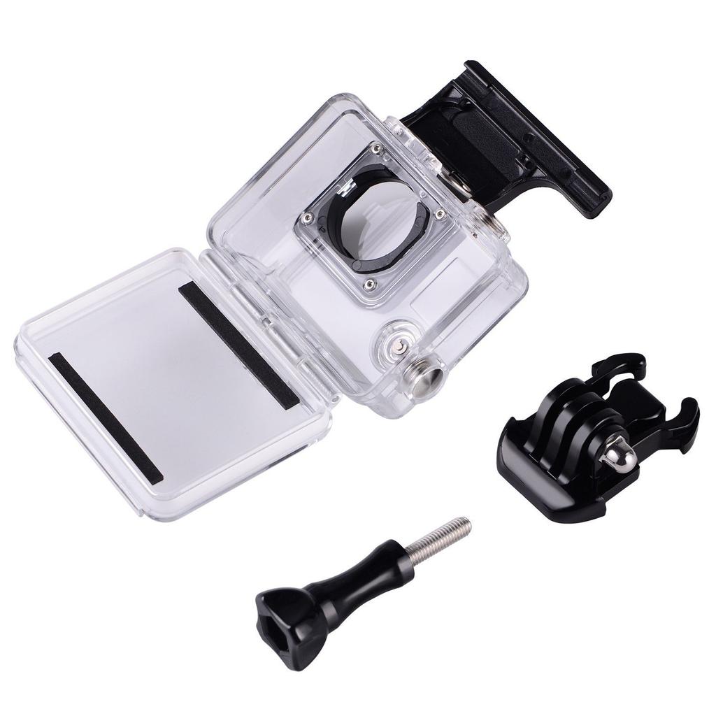 Suptig Case Waterproof Case Compatible for Gopro Hero 4 Hero 3 Hero Waterproof Housing Underwater Case Waterproof to 147ft 3+ (45m)
