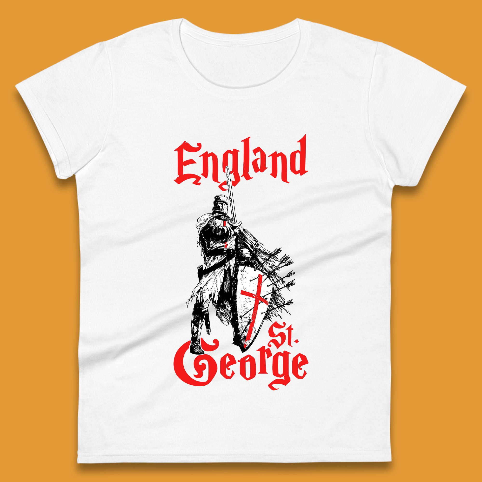 Knights Templar St George Day Womens T-Shirt Mens Tops Tees Unisex S