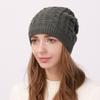 Soft Multifunction Snood Scarf Thick Knit Bonnet Turban Hat Vintage Beanies Cap Hat  Autumn Winter