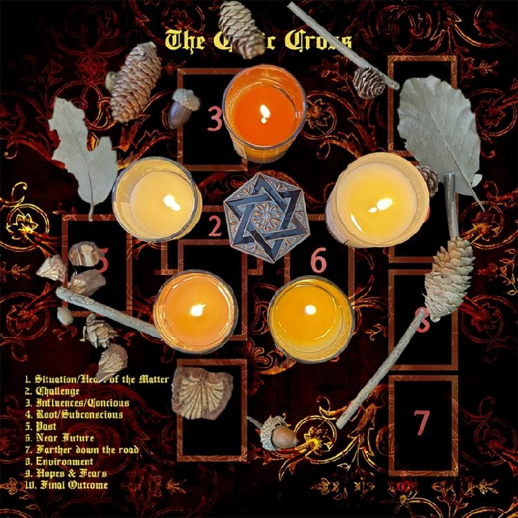 Reading Card Astrologys Tablecloth Altars Cloth Square Divinations Cards Table Cloth Witchcrafts Deck Cloth Enduring