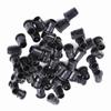 5mm LED 50Pcs Lamp Socket Diode Holder Nylon Black Clip Bezel Mount Useful