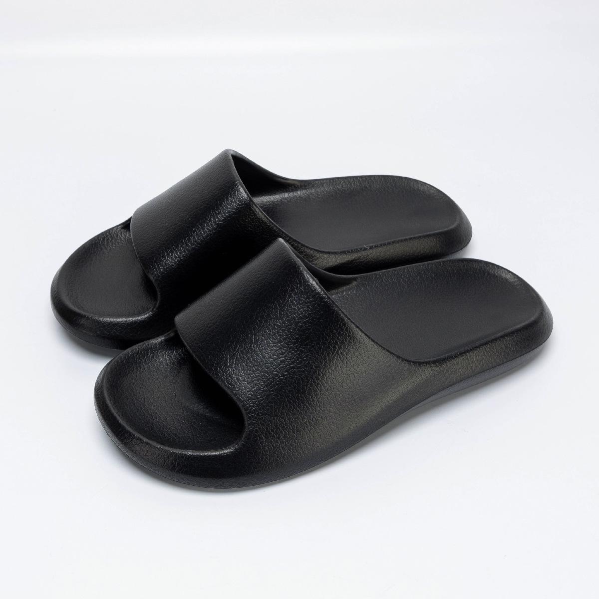 

Ева Унисекс Нескользящие Домашние Тапочки: Мягкий кожаный узор для летнего домашнего комфорта Size 40-41 (fits 39-40) чёрный