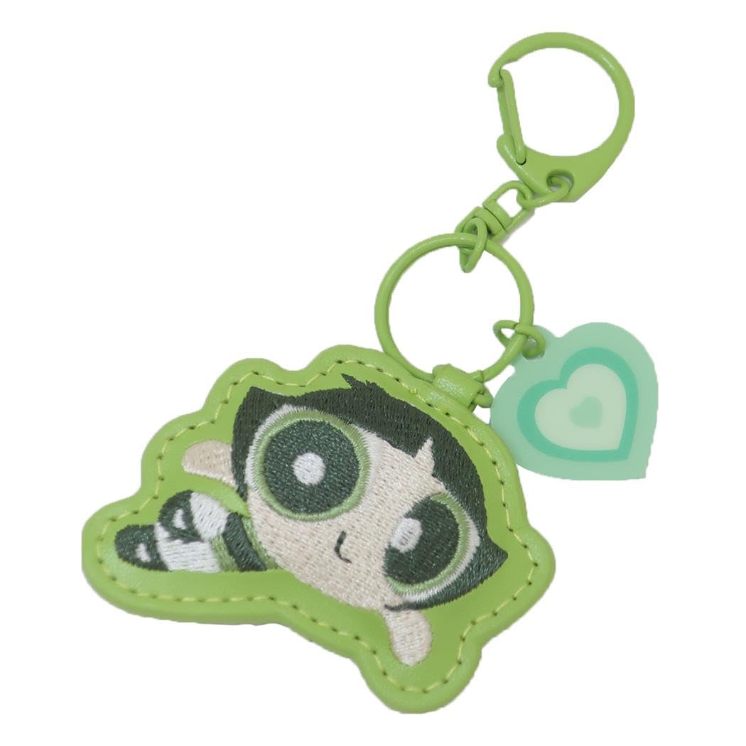 

Вышитый брелок Цветик Суперкрошки зелёный